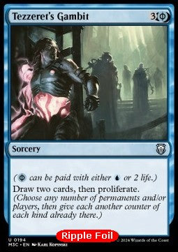 Tezzeret's Gambit - Commander: Modern Horizons 3: Extras (Uncommon) [194]