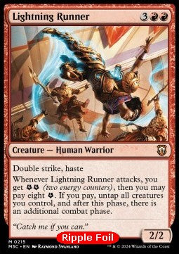 Lightning Runner - Commander: Modern Horizons 3: Extras (Mythic) [215]