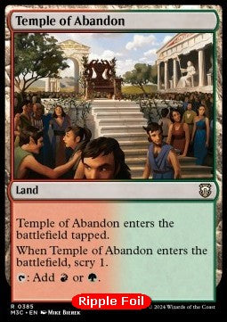 Temple of Abandon - Commander: Modern Horizons 3: Extras (Rare) [385]