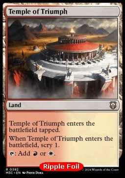 Temple of Triumph - Commander: Modern Horizons 3: Extras (Rare) [392]