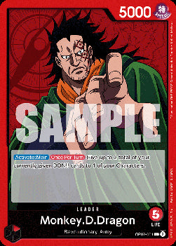 Monkey.D.Dragon (OP07-001) (V.1) - 500 Years into the Future (Leader) [001]