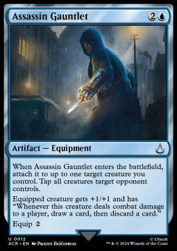 Assassin Gauntlet - Universes Beyond: Assassin's Creed (Uncommon) [12]