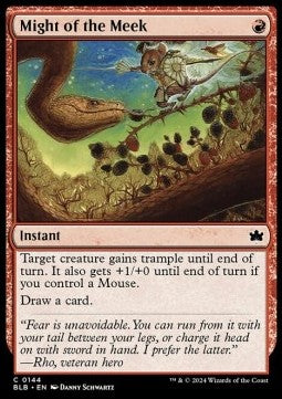 Might of the Meek - Bloomburrow (Common) [144]