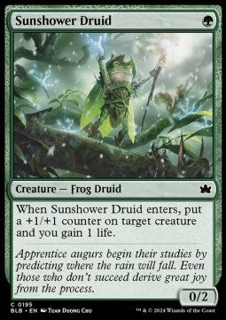 Sunshower Druid - Bloomburrow (Common) [195]