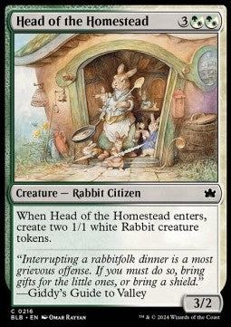 Head of the Homestead - Bloomburrow (Common) [216]