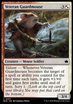 Veteran Guardmouse - Bloomburrow (Common) [237]