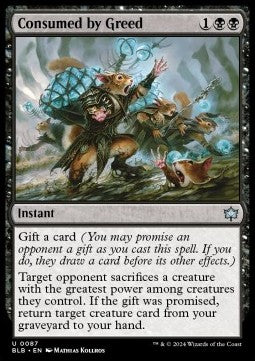 Consumed by Greed - Bloomburrow (Uncommon) [87]