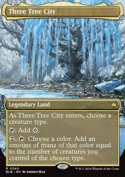 Three Tree City (V.4) - Bloomburrow: Extras (Rare) [XBLB-340]