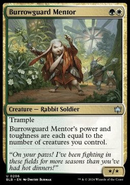 Burrowguard Mentor - Bloomburrow (Uncommon) [206]