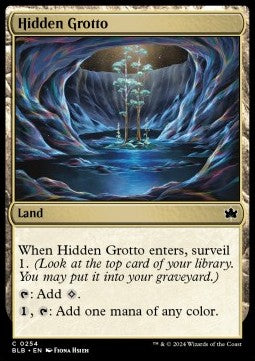 Hidden Grotto - Bloomburrow (Common) [254]