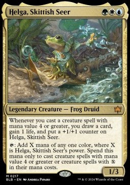 Helga, Skittish Seer - Bloomburrow (Mythic) [217]