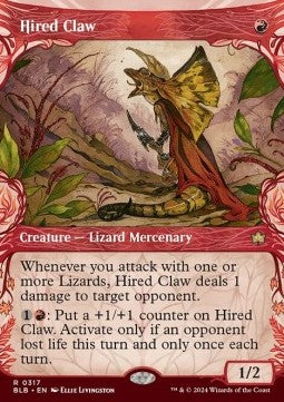 Hired Claw - Bloomburrow: Extras (Rare) [XBLB-317]