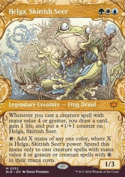 Helga, Skittish Seer - Bloomburrow: Extras (Mythic) [XBLB-332]