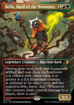 Bello, Bard of the Brambles - Commander: Bloomburrow (Mythic) [BLC-1]