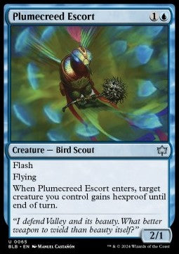 Plumecreed Escort - Bloomburrow (Uncommon) [65]