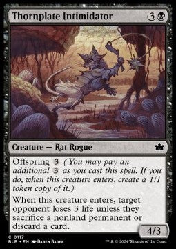 Thornplate Intimidator - Bloomburrow (Common) [117]