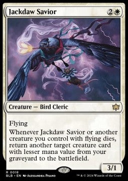 Jackdaw Savior - Bloomburrow (Rare) [BLB-18]