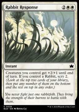 Rabbit Response - Bloomburrow (Common) [26]