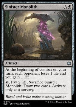 Sinister Monolith - Bloomburrow (Uncommon) [113]