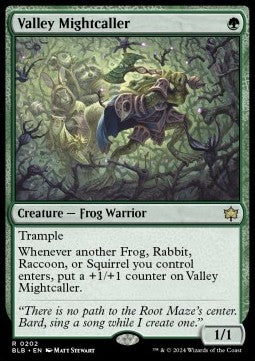 Valley Mightcaller - Bloomburrow (Rare) [BLB-202]