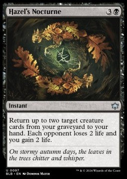 Hazel's Nocturne - Bloomburrow (Uncommon) [97]