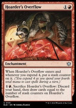 Hoarder's Overflow - Bloomburrow (Uncommon) [141]