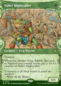 Valley Mightcaller - Bloomburrow: Extras (Rare) [XBLB-326]