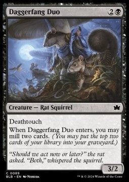 Daggerfang Duo - Bloomburrow (Common) [89]