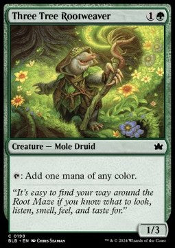 Three Tree Rootweaver - Bloomburrow (Common) [198]