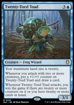 Twenty-Toed Toad - Commander: Bloomburrow (Rare) [BLC-16]