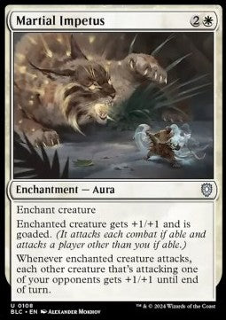 Martial Impetus - Commander: Bloomburrow (Uncommon) [108]