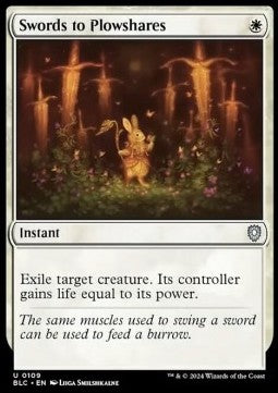 Swords to Plowshares - Commander: Bloomburrow (Uncommon) [BLC-109]