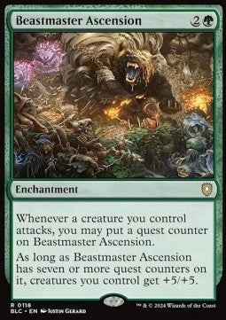 Beastmaster Ascension - Commander: Bloomburrow (Rare) [BLC-118]