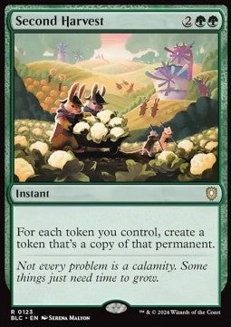 Second Harvest - Commander: Bloomburrow (Rare) [BLC-123]