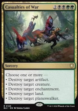 Casualties of War - Commander: Bloomburrow (Rare) [125]