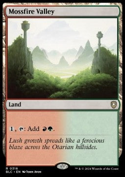 Mossfire Valley - Commander: Bloomburrow (Rare) [316]