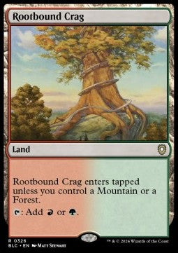 Rootbound Crag - Commander: Bloomburrow (Rare) [BLC-326]