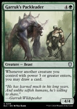 Garruk's Packleader - Commander: Bloomburrow (Uncommon) [BLC-218]