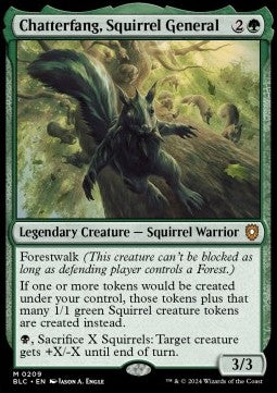 Chatterfang, Squirrel General - Commander: Bloomburrow (Mythic) [BLC-209]