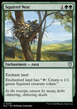 Squirrel Nest - Commander: Bloomburrow (Uncommon) [239]