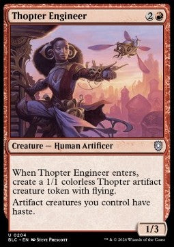 Thopter Engineer - Commander: Bloomburrow (Uncommon) [204]