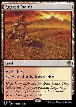 Rugged Prairie - Commander: Bloomburrow (Rare) [BLC-327]