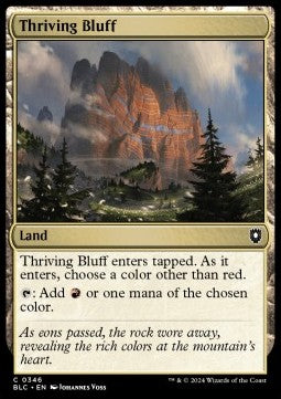 Thriving Bluff - Commander: Bloomburrow (Common) [346]