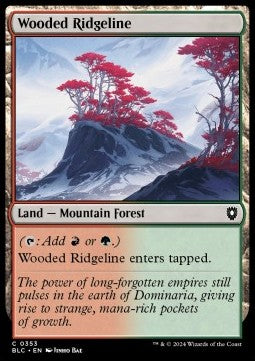Wooded Ridgeline - Commander: Bloomburrow (Common) [BLC-353]