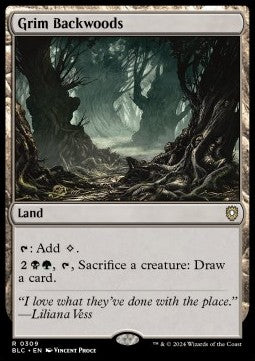 Grim Backwoods - Commander: Bloomburrow (Rare) [309]