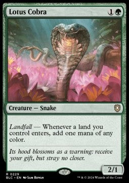 Lotus Cobra - Commander: Bloomburrow (Rare) [BLC-229]