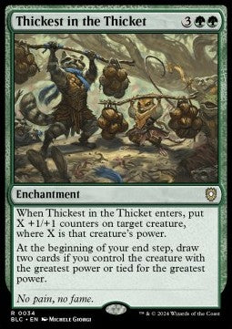 Thickest in the Thicket - Commander: Bloomburrow (Rare) [BLC-34]