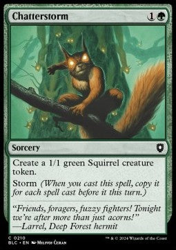 Chatterstorm - Commander: Bloomburrow (Common) [210]