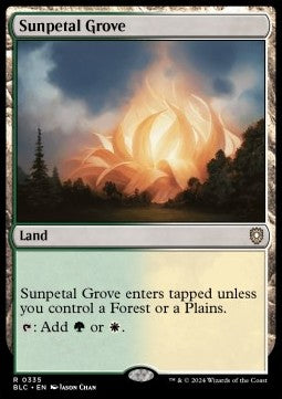 Sunpetal Grove - Commander: Bloomburrow (Rare) [BLC-335]