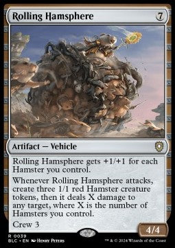 Rolling Hamsphere - Commander: Bloomburrow (Rare) [BLC-39]